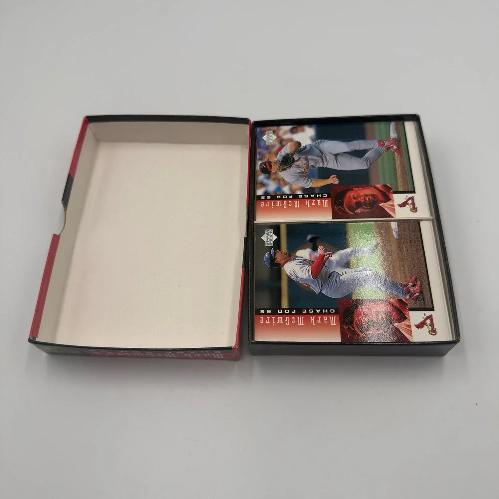 1998 Upper Deck Mark McGwire Chase for 62 Set 30 Card Retrospective Cardinals